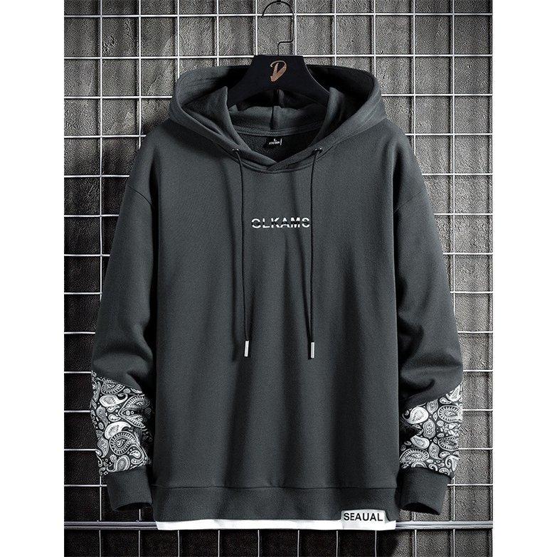 パーカー メンズ 長袖 無地 スウェットパーカー プルオーバーパーカー 大きいサイズ トップス おしゃれ ゆったり カジュアル フード付き 春 秋物 トレーナー 超目玉