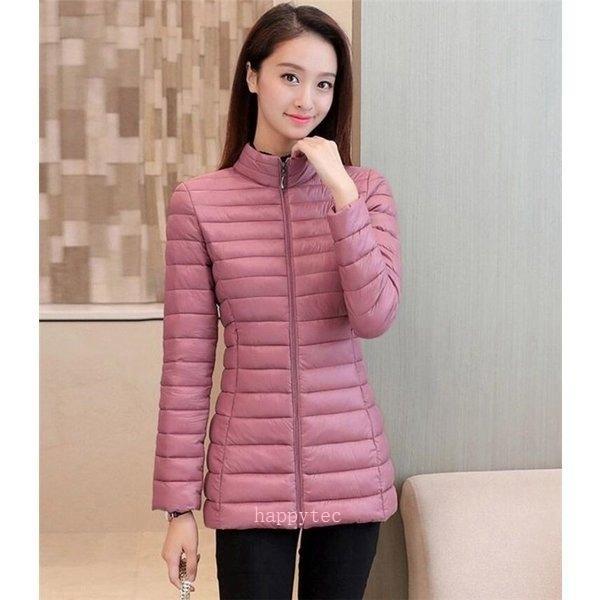 最新な 中綿ダウンジャケット レディース Lksdy ロング 立て襟 中綿コート スリム 着痩せ ダウンジャケット アウター 冬 防寒 ダウン コート