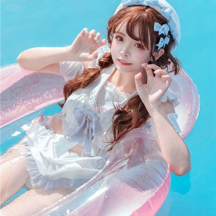 送料無料 新品 新作セーラ服水着かわいいゆめ萌コスプレ 原宿風 水着 学生 ガール パンツ付き ２点セット Certificacionesjava Com