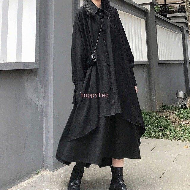 個性的 シャツ 個性的スカート モード系ファッション 不規則 長袖 ミモレ丈 イベント オフ会 コスプレ ステージ衣装 10代 代 30代 40代 50代 Hapcf ハッピーテック 通販 Yahoo ショッピング