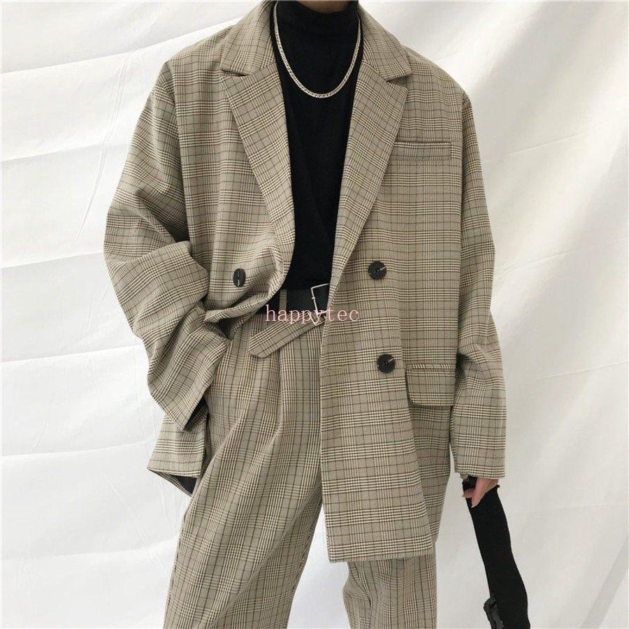 セットアップ メンズ テーラードジャケット チェック スーツ 韓国 高校生 10代 代 おしゃれ スタイルシック Hap ハッピーテック 通販 Yahoo ショッピング