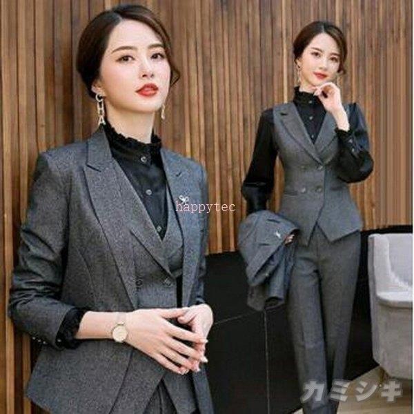 一番安い通販 スリーピース レディース スーツ フォーマル パンツスーツ 大きいサイズ 無地 長袖 ビジネススーツ 結婚式 二次会 Ol女性 通勤オフ 販売半額 Www Artrwanda Rw