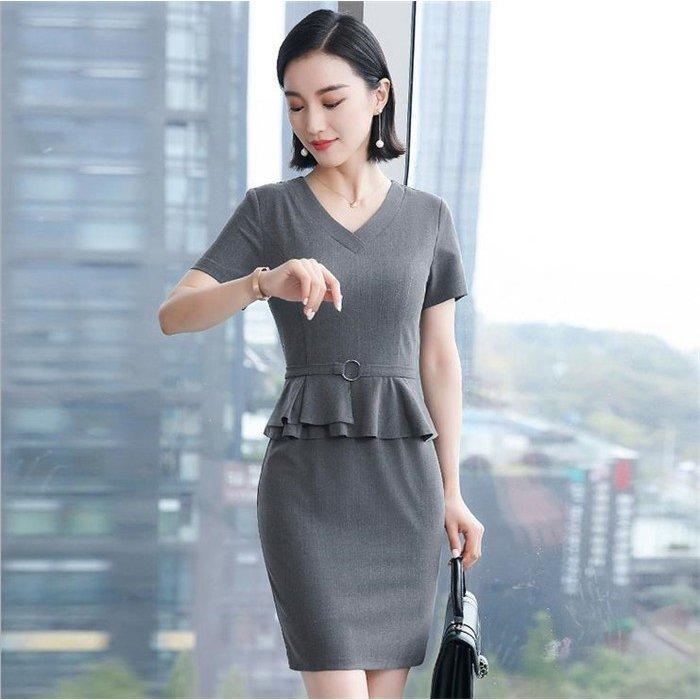 ワンピース 夏 フォーマルワンピース 通勤 オフィス 服 女性 レディース タイト 膝丈 フォーマル スーツ 制服 事務服 半袖 就活面接 在庫有