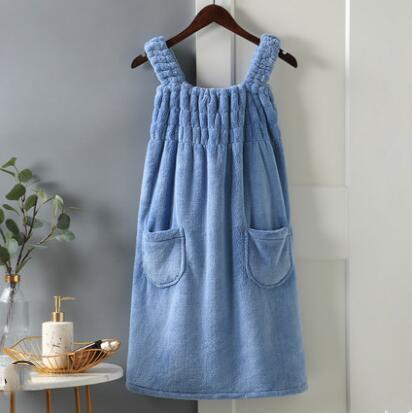 待望 着るバスタオル ワンピース 湯上りタオル バスタオル ルームウエア パジャマ ローブ レディース 部屋着 タオル 超吸水 便利 お風呂上がり Aynaelda Com