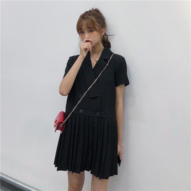 最適な価格 2色 レディース 無地ワンピース半袖 膝丈ワンピース 学院風vネックワンピース夏作 着痩せ カジュアル フェミニンおしゃれ ワンピース サイズ フリー Www Fattoriabacio Com