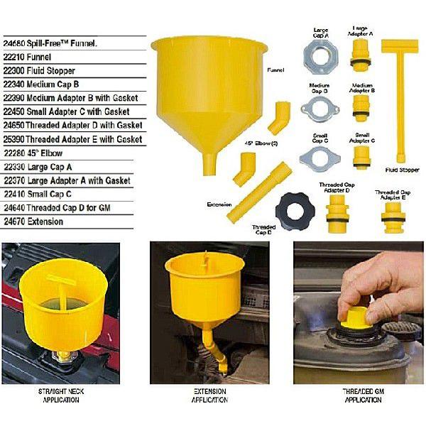 24680 ライル ラジエターのクーラント交換時の便利なじょうご スピールフリーファンネル 在庫有 税込特価｜happytools2006｜02