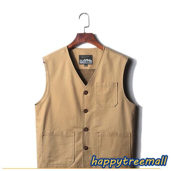 ベスト メンズ 無地ベスト カジュアル 人気 新品 無地 メンズベスト カジュアルベスト メンズファッション 4色 Ami Happy Tree Mall 通販 Yahoo ショッピング