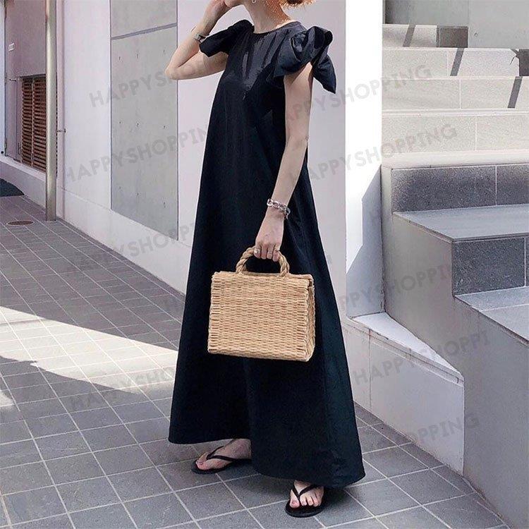 マキシワンピース レディース 夏 黒 ノースリーブワンピース マキシ丈 フレア Aラインワンピース ノースリーブ ゆったり 体型カバー 大きいサイズ 30代 40代 Eika2310natu0190 Happy Tree Mall 通販 Yahoo ショッピング