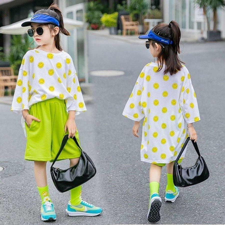 子供服 セットアップ 春夏 キッズ 女の子 韓国子供服 上下セット 2点セット トップス 長袖 Tシャツ 安い 可愛い 1 130 160 Htma31 Happy Tree Mall 通販 Yahoo ショッピング