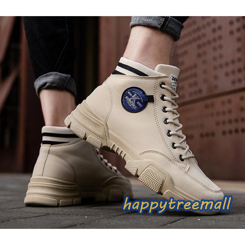 スノーブーツ メンズ 雪靴 冬用 ショートブーツ ハイカットブーツ 厚底 防水 防寒 冬靴 アウトドア 男性用 ブーツ カジュアル 復古 Htwk Mzsnk39 Happy Tree Mall 通販 Yahoo ショッピング