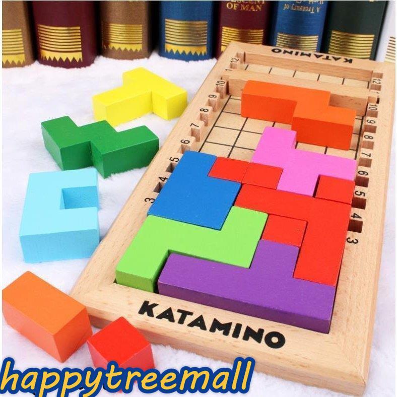 プレゼント ギフト 誕生日 幼児 幼稚園児 小学生 子供 大人 キッズ 家族 用 人気 おすすめ インテリア 脳トレ パズル 知育 おもちゃ ゲーム 木製 安全 積み木 Htwk Wjb1c Happy Tree Mall 通販 Yahoo ショッピング