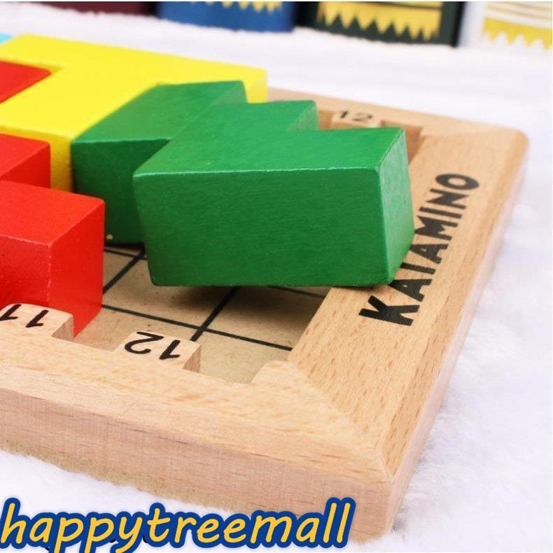 プレゼント ギフト 誕生日 幼児 幼稚園児 小学生 子供 大人 キッズ 家族 用 人気 おすすめ インテリア 脳トレ パズル 知育 おもちゃ ゲーム 木製 安全 積み木 Htwk Wjb1c Happy Tree Mall 通販 Yahoo ショッピング