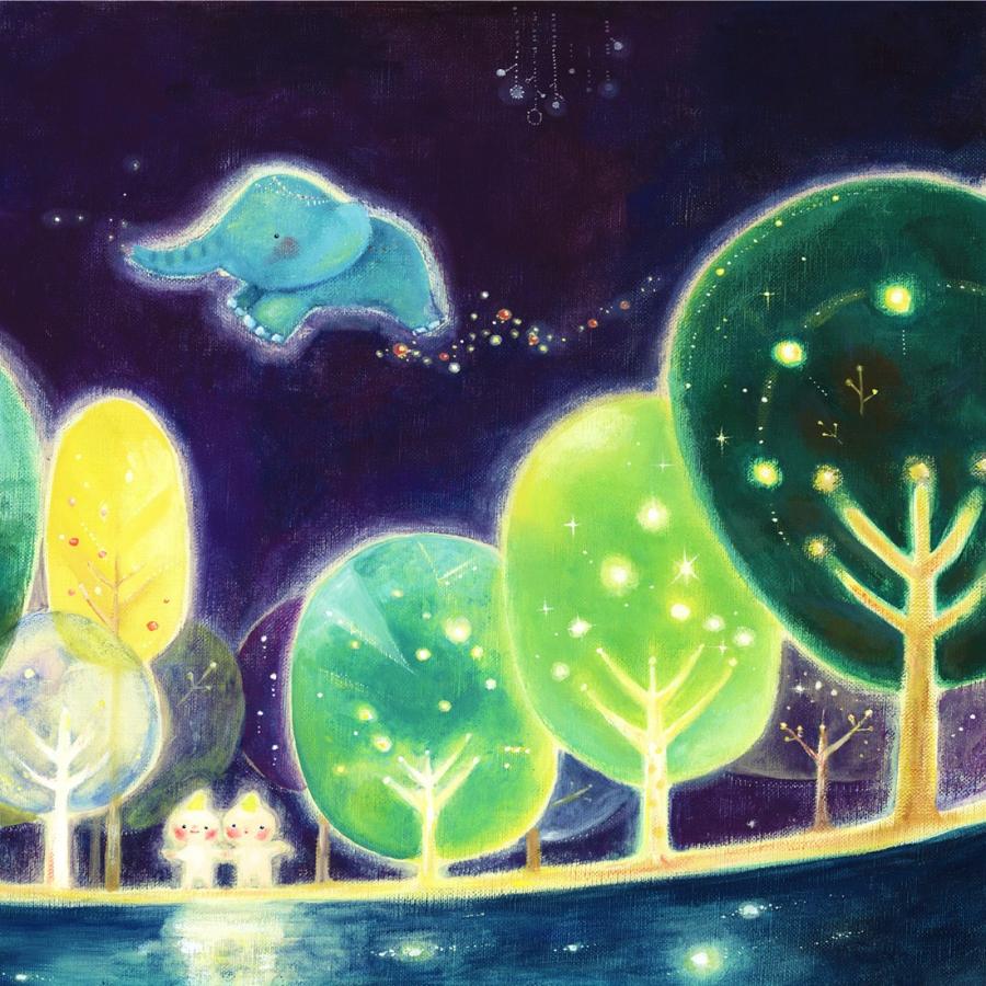 絵画 インテリア 壁掛け (心の森が輝く時間/Lサイズ) 額入り 絵画 インテリア 壁掛け (心の森が輝く時間/Lサイズ) 額入り