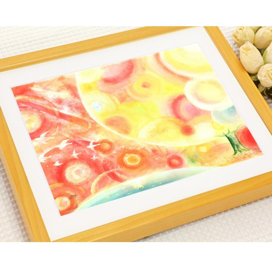 おしゃれな絵画 インテリア 癒し (縁-えん 全ての出逢いに感謝/Mサイズ