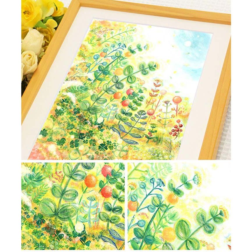 プレゼント絵 幸せアート(grow/Sサイズ) 名入れ 新築祝い 定年 退職