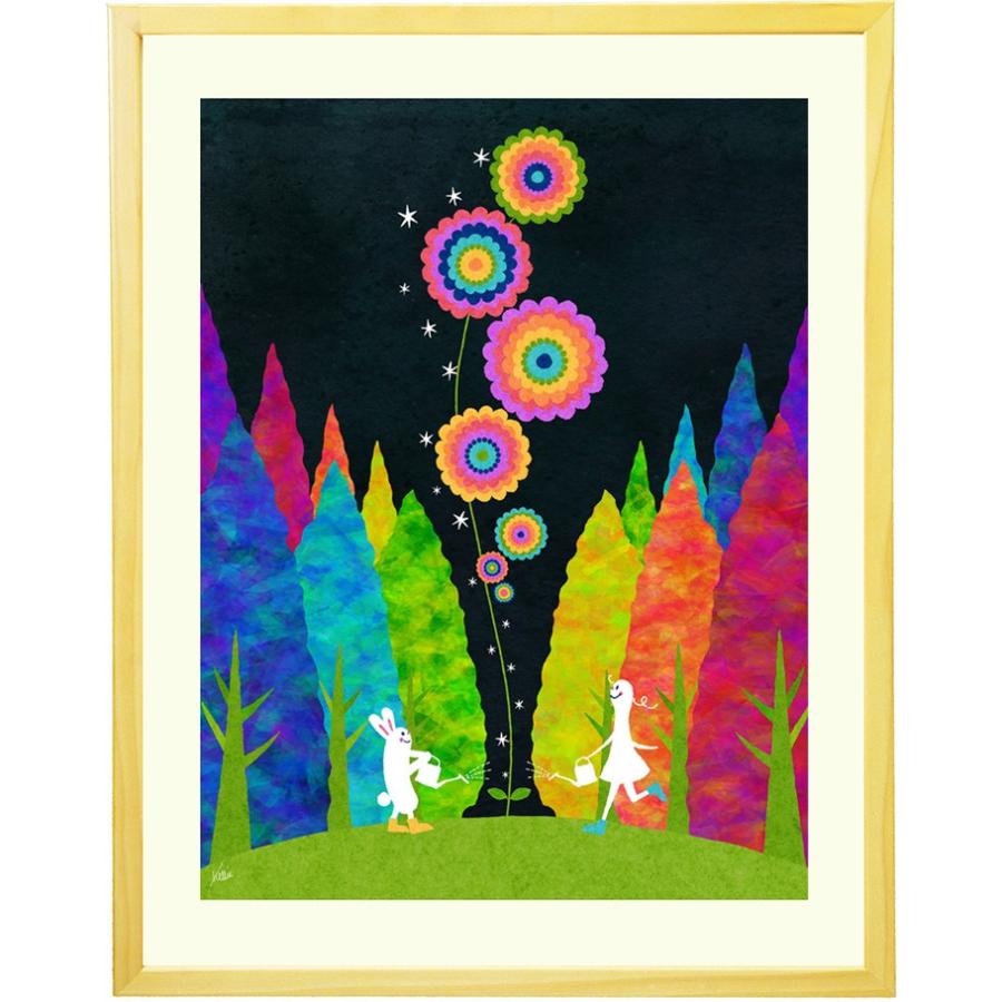 誕生日プレゼント 絵 幸せアート 願い 名前入れ Mサイズ ポエム付 娘 歳 記念品 10歳 子供 孫 姪 10代 代 女の子 Kr02 Gaku Medium N4 絵画通販 笑顔 癒し Happy Vision 通販 Yahoo ショッピング