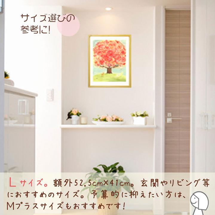 絵画 玄関 リビングに飾る絵画 花の絵 (咲きつづく日々/Lサイズ 絵画 玄関 リビングに飾る絵画 花の絵 (咲きつづく日々/Lサイズ