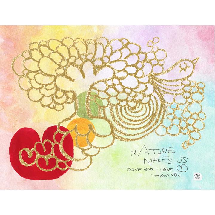 おしゃれな絵画 インテリア 壁掛け (nAture makes us/Mサイズ) 額入り 玄関 キッチン 部屋 壁飾り 癒し ナチュラル アースカラー 小物 雑貨 |  | 01