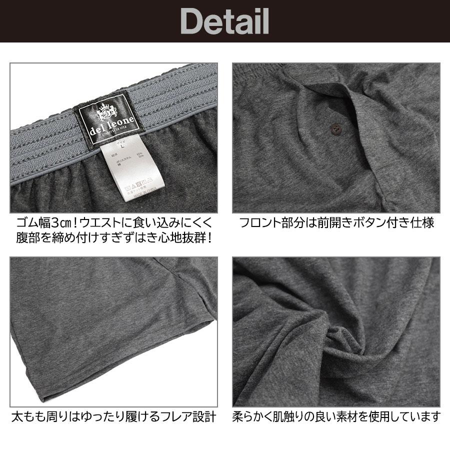 トランクス メンズ 抗菌防臭加工 ニットトランクス 3枚 セット 無地 前開き 送料無料｜happywear｜04