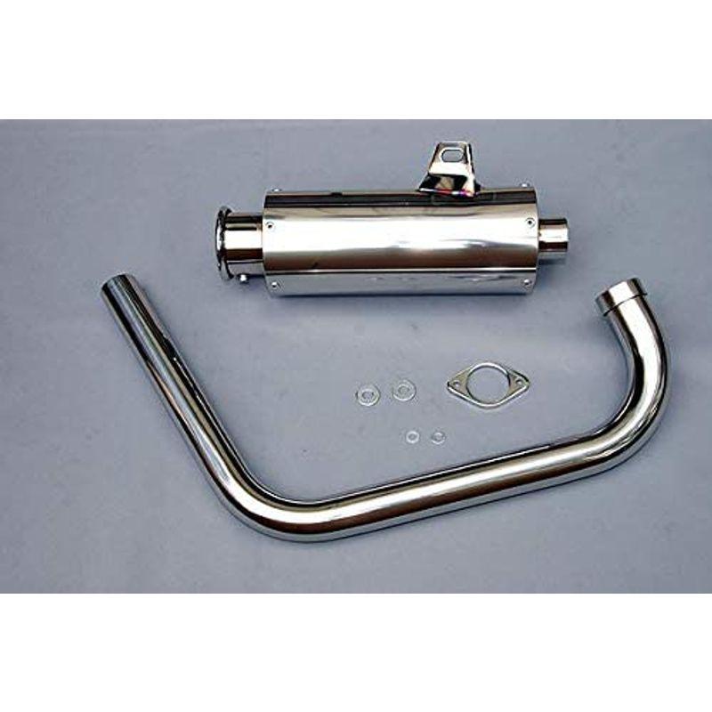 ☆日本の職人技☆ HMS スズキ バンバン200 100φ砲弾マフラー zlote