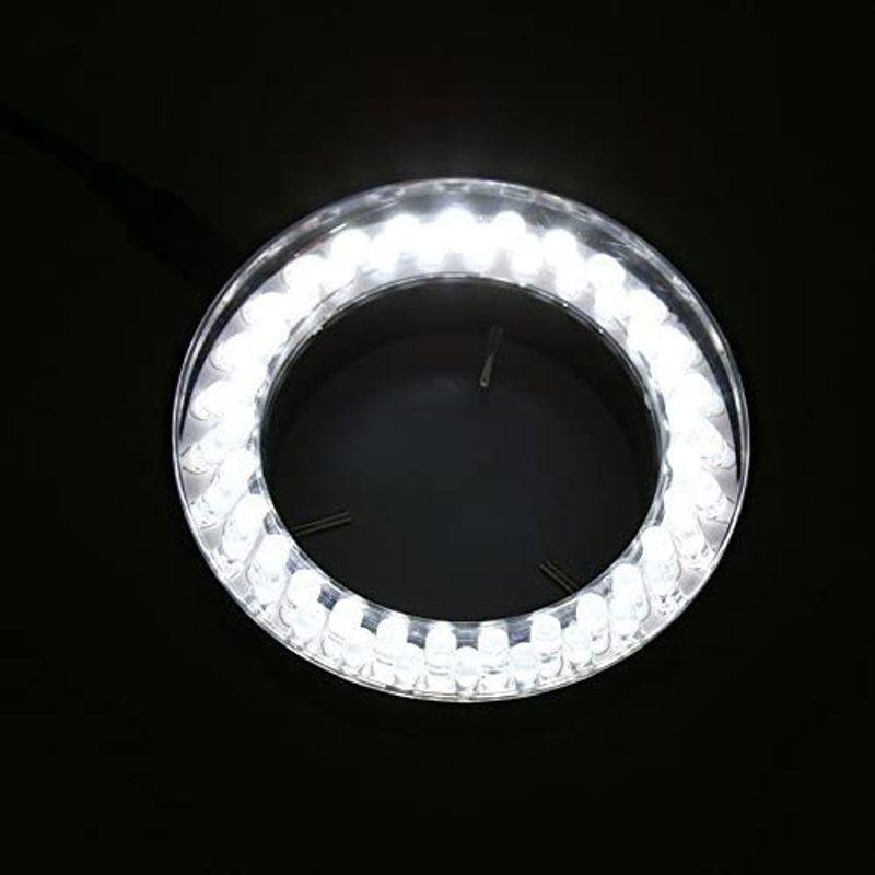 納得できる割引Sealche 実体 顕微鏡 用 LEDリングライト 照明 LED60個 2重巻き 装置 長寿命の高輝度60灯LEDを搭載 顕微鏡 Shengshou LEDリング照明ライト 実体顕微鏡用LED照明装置 144 LEDビーズ 光源輝度調整可能 実体顕微鏡用二重巻き 顕微鏡