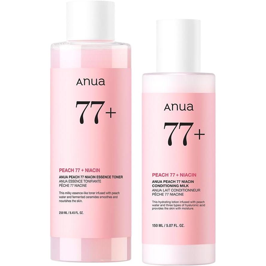 新品　Anua 桃　トナー　ミルク ANUA(アヌア) 桃77ナイアシンエッセンストナー250ml + 桃77ナイアシン