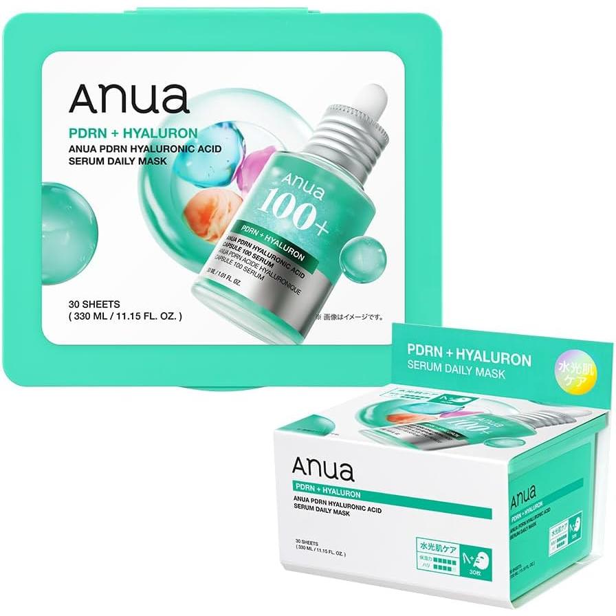 ANUA(アヌア)PDRNヒアルロン酸セラムデイリーマスクパック (30枚入り