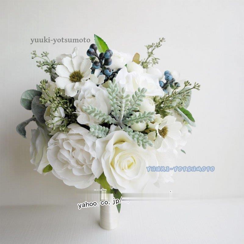 Sale 10 Off ウエディングブーケ 結婚式 母の日 プレゼント 造花 花束 ウェディング用 アレンジメント 花嫁 ブーケ 手作り ブライダル ブーケ リストブーケ フラワーギフト