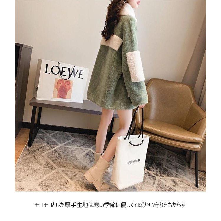 最大71 オフ フリースコート レディース フリースジャケット 厚手 コート バイカラー 冬コート モコモコ ムートンコート ダッフルコート 可愛い アウター 冬 Simbcity Net