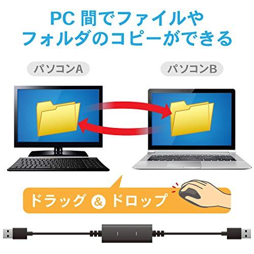 売り出し半額 エレコム データ移行ケーブル [ Windows Mac対応 ] USB3.0 Type-Cアダプタ付属 1.5m ブラック UC-TV6BK