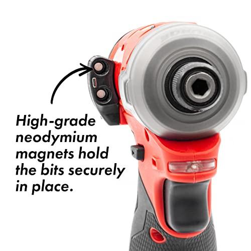 M12サージインパクトドライバー用ミルウォーキービットホルダー M12用磁気ビットホルダー Milwaukee Toolアクセサリー