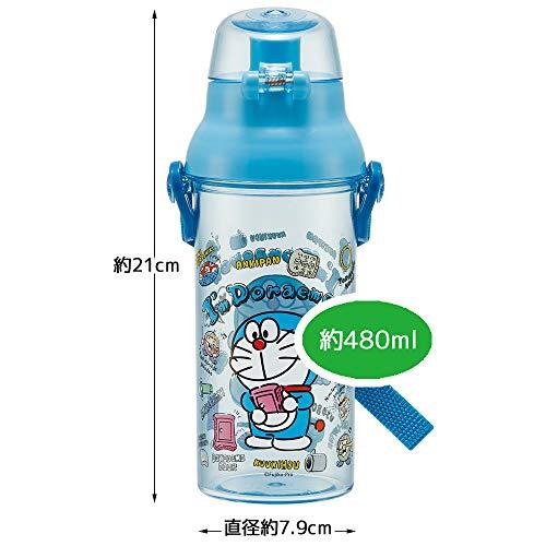 スケーター(Skater) 子供用 水筒 クリアボトル 480ml ドラえもん