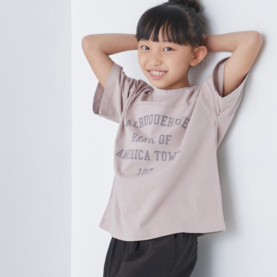 Omnes キッズ バイオ加工 フットボールロゴプリント半袖tシャツ トップス カジュアル ロゴtシャツ 男の子 女の子 100cm 110cm 1cm 130cm 140cm Haptic 通販 Paypayモール