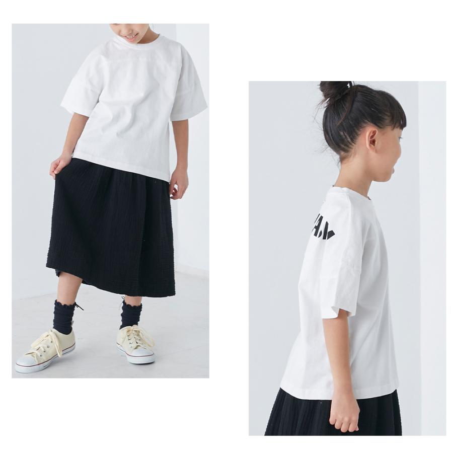 OMNES キッズ バイオ加工 フットボールロゴプリント半袖Tシャツ  トップス カジュアル ロゴTシャツ 男の子 女の子  100cm 110cm 120cm 130cm 140cm｜haptic｜13