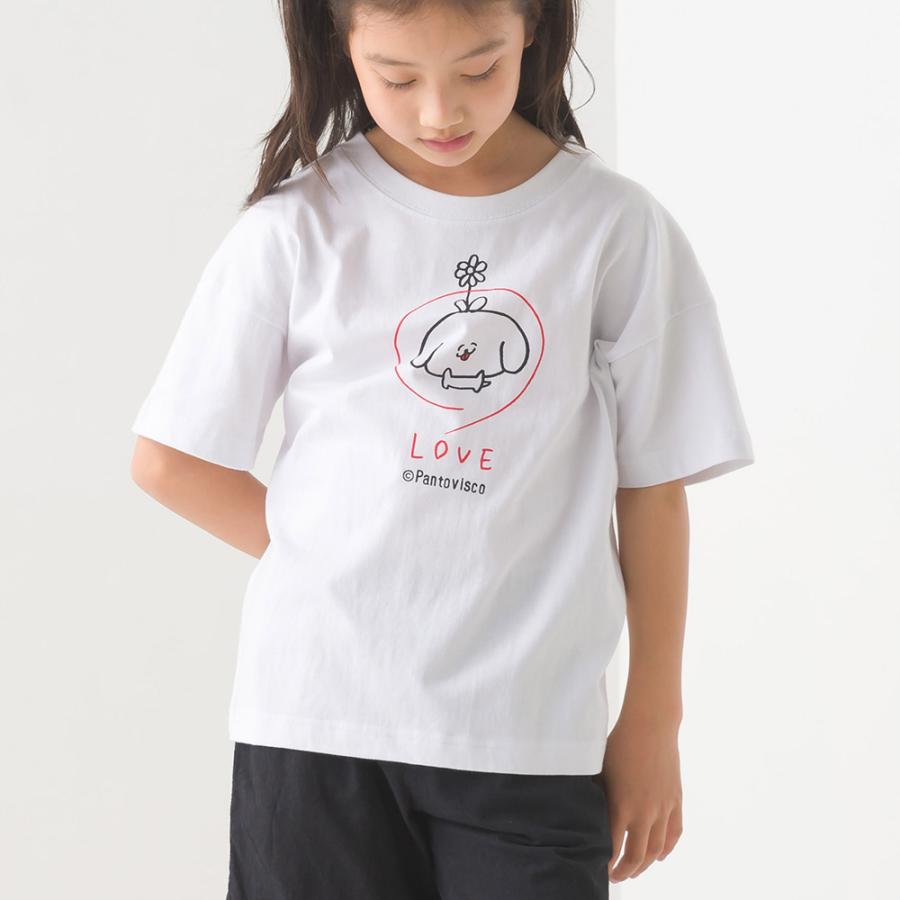 Pantovisco Omnes キッズ プリント半袖tシャツ Kids 子供服 子ども服 クルーネック プリントtシャツ パントビスコ ぺろち アートプリント Haptic Paypayモール店 通販 Paypayモール
