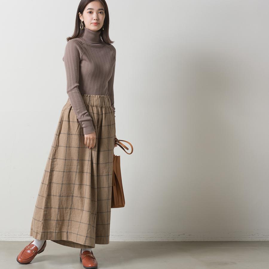 So エスオー ウールタッチ コットンウエストフリルパンツ レディース ロングパンツ カジュアル フレアパンツ ワイドパンツ Haptic 通販 Paypayモール