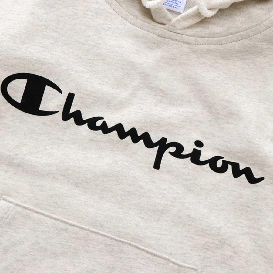 Champion チャンピオン ウィメンズ CHANPION プルオーバーロゴスウェットパーカー  CW-K111 レディース 長袖 カジュアル トレーナー｜haptic｜07