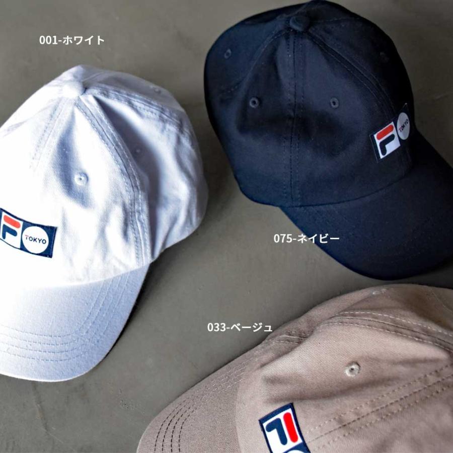 FILA FLH TOKYO LABEL LOW CAP  フィラ 東京レーベル ローキャップ(113751)  レディース 帽子 カジュアル ロゴ｜haptic｜08