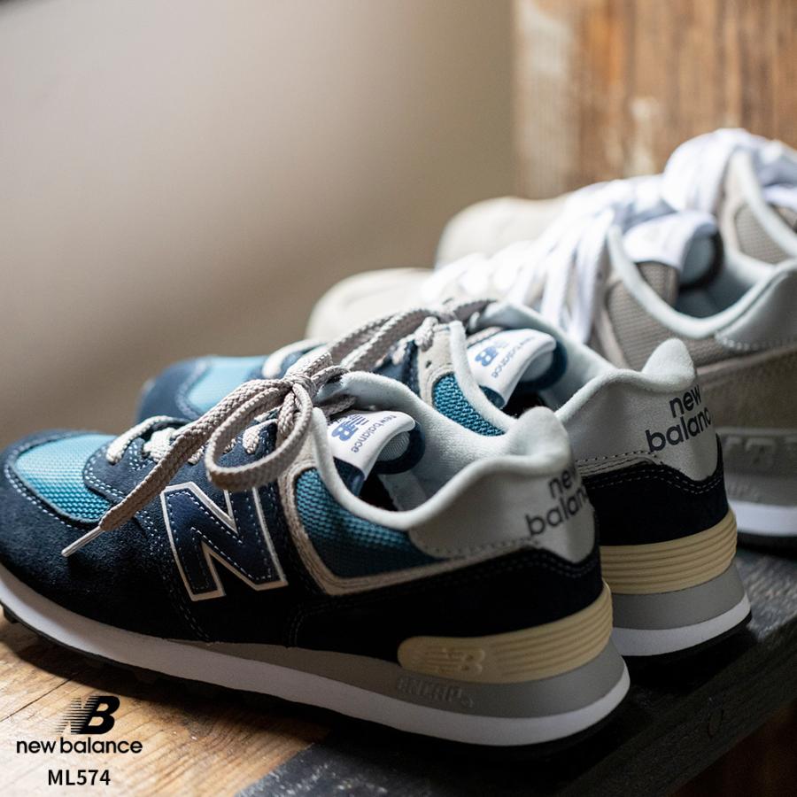 New Balance ニューバランス ML574 EGG ESS  レディース メンズ Classic Running 定番   グレー ネイビー シューズ 靴 スニーカー NewBalance｜haptic