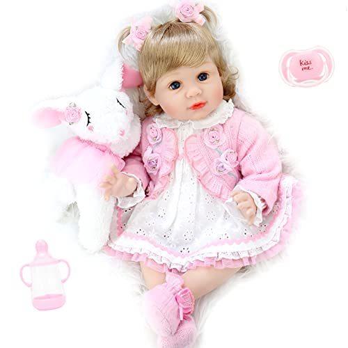 Aori Reborn Baby Dolls Boy - 22 inch Lifelike Weighted Newborn Doll with  Feeding Toy Accessories Set