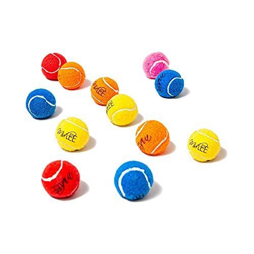 Midlee 1.5 Mini Dog Tennis Balls Bulk Set of 25 Assorted Colors