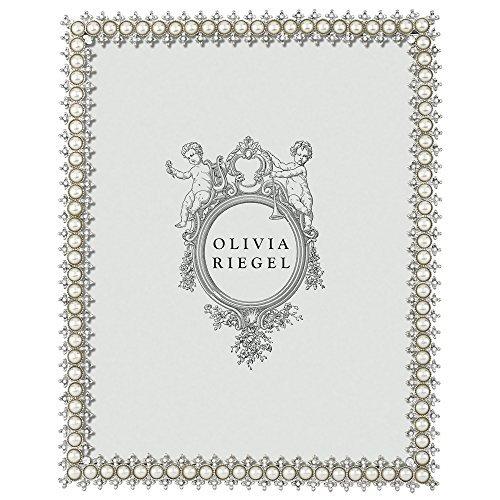 Olivia Riegel クリスタル&パール 8インチ x 10インチ ジュエリーフレーム ギフトボックス付き