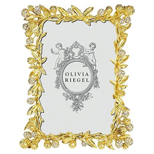 コーネリアゴールド オーストリア産クリスタル 4x6 フレーム オリビア・リーゲル作 4x6