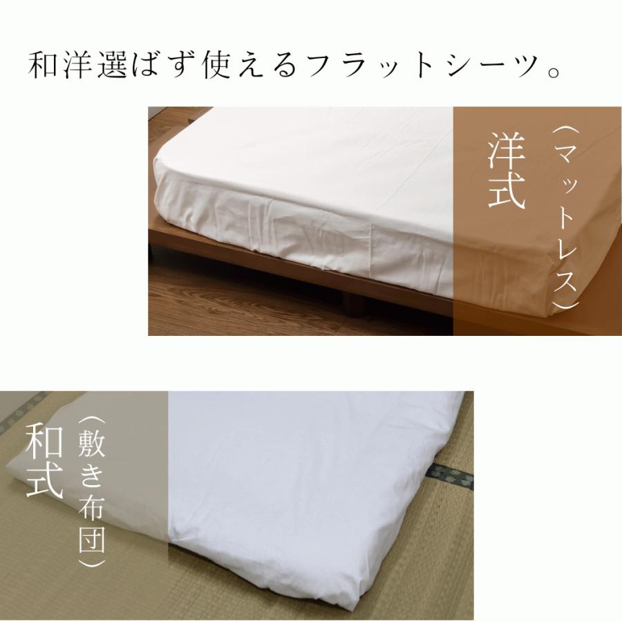 フラット シーツ シングル 防ダニ 厚手 厚地織 オックス シーツ 150