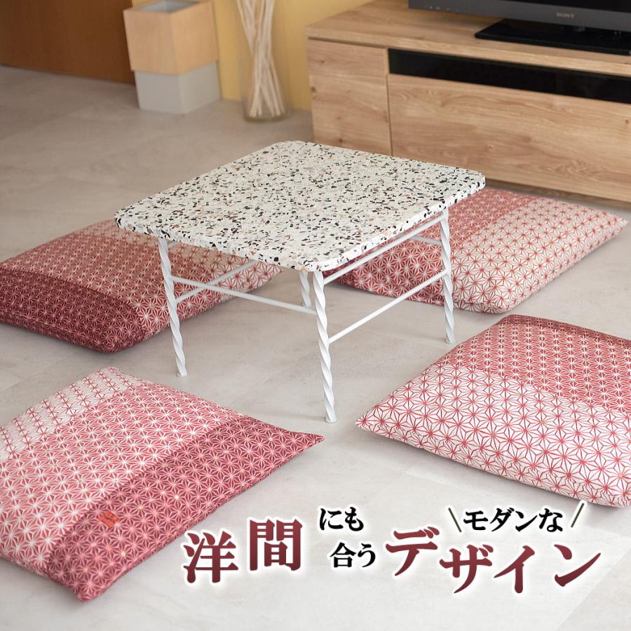座布団 カバー 5枚組 59 63 八端判 綿100％ 大口ファスナー