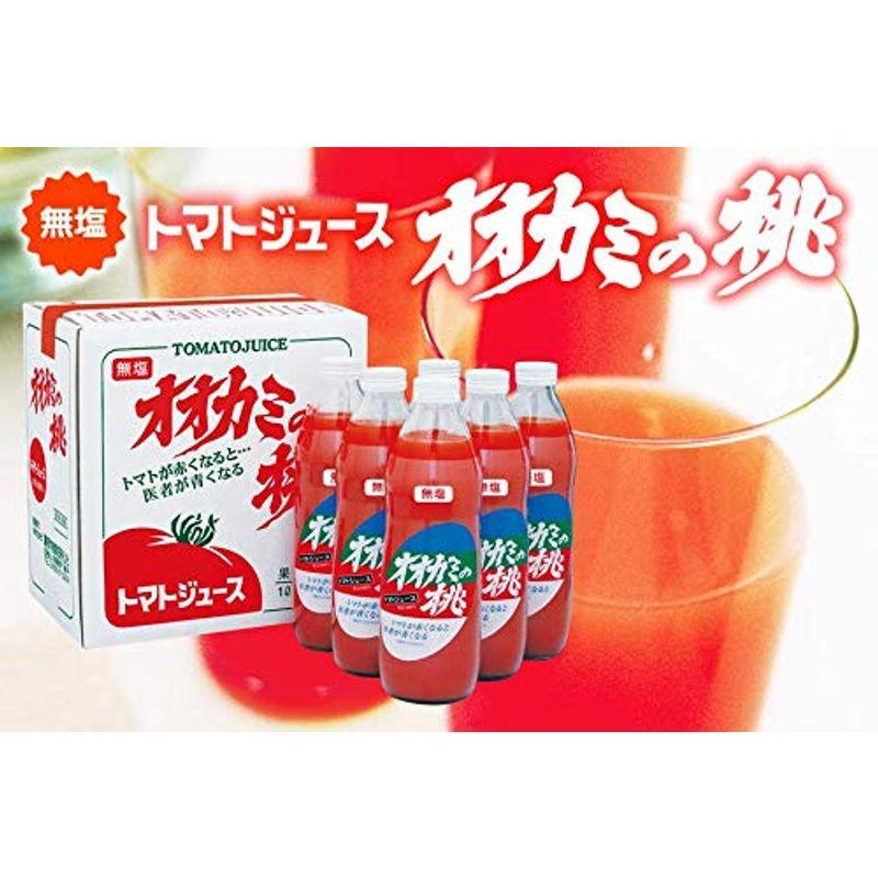 ホクレン オオカミの桃（無塩トマトジュース） 1L×6本 2023021122373800040ハラストア 通販 Yahoo!ショッピング