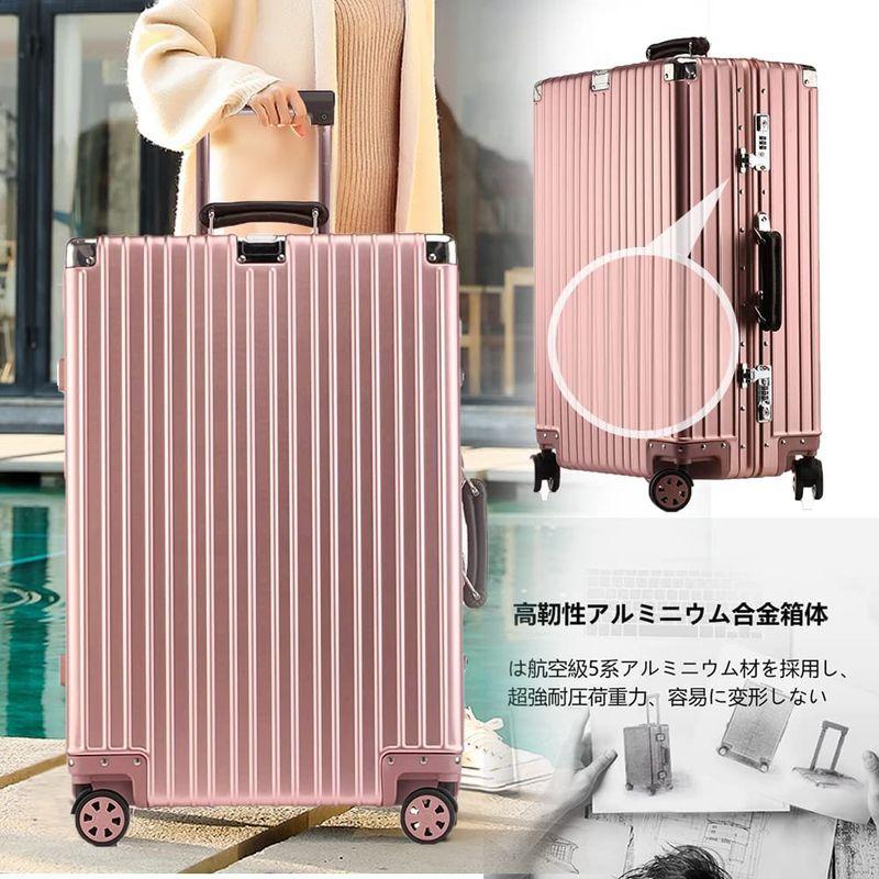lanbao スーツケース オールアルミ合金 キャリーケース | TSAロック