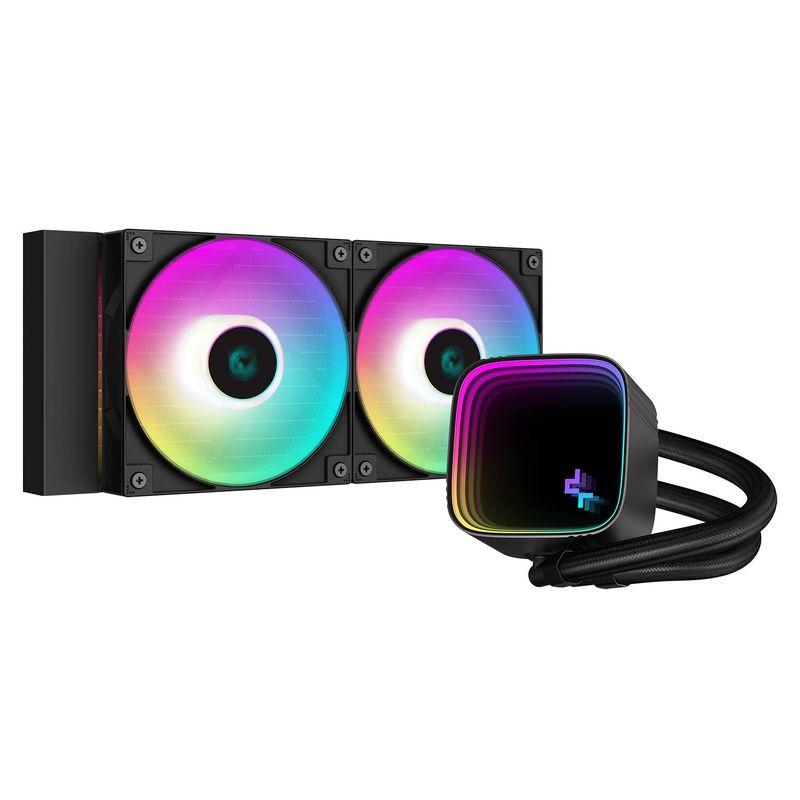 DeepCool LS520 SE液体クーラー 240mm 第4世代の二重chamberポンプ