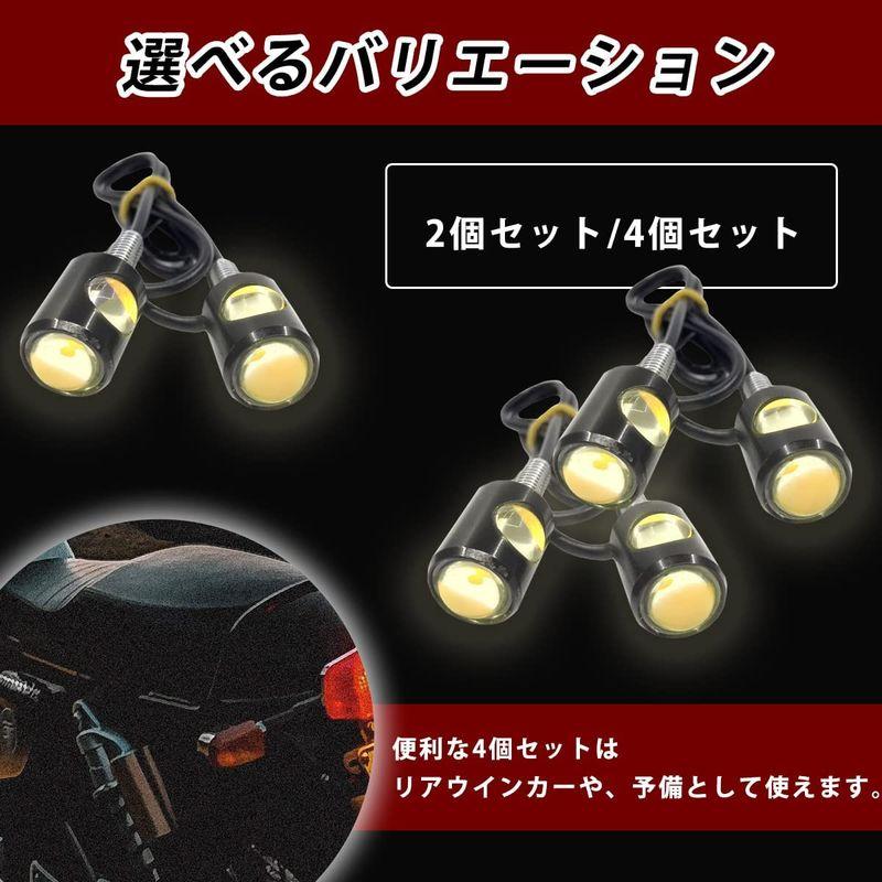 FJmark バイク ウインカー LED 小さい 12V 汎用 極小 ミニ 小型 ナノ フロント リア 高輝度 明るい ウィンカー (2個セ :20230520235308-01428:ハラストア 通販 バイク ウインカー LED 極小 高輝度 ミニ ナノ 小型 M6 汎用 水色