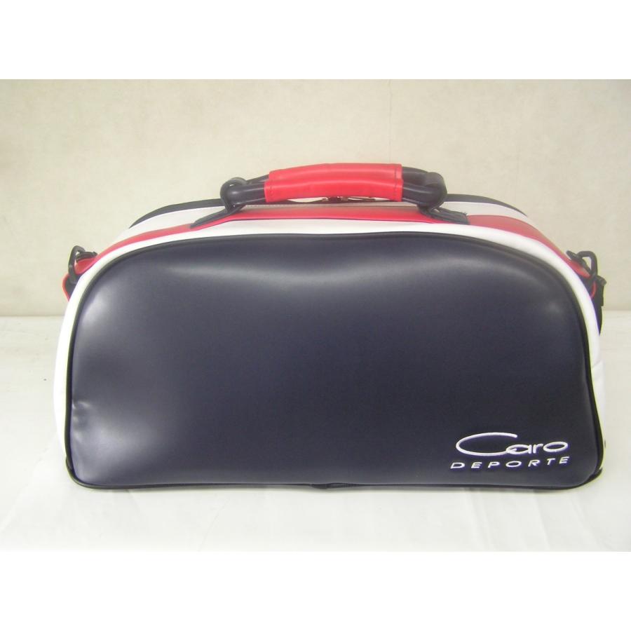 ゴルフキャディバッグ、ボストンバッグ CARO(キャロ)ボストンバッグ ニュースタッフ ゴールデン トリコロール